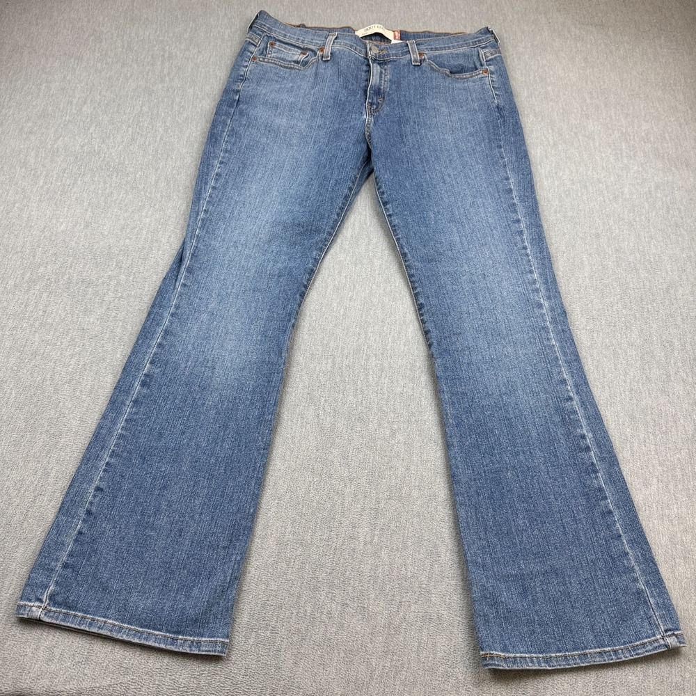 Levis 515‎ Jeans Womens 12M 33X30 Blue Boot Cut Stretch Denim Classic Mid Rise
